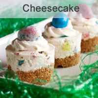 Robin Eggs No-Bake Cheesecake
