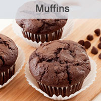 Whole Wheat Chocolate Chocolate Chip Muffins