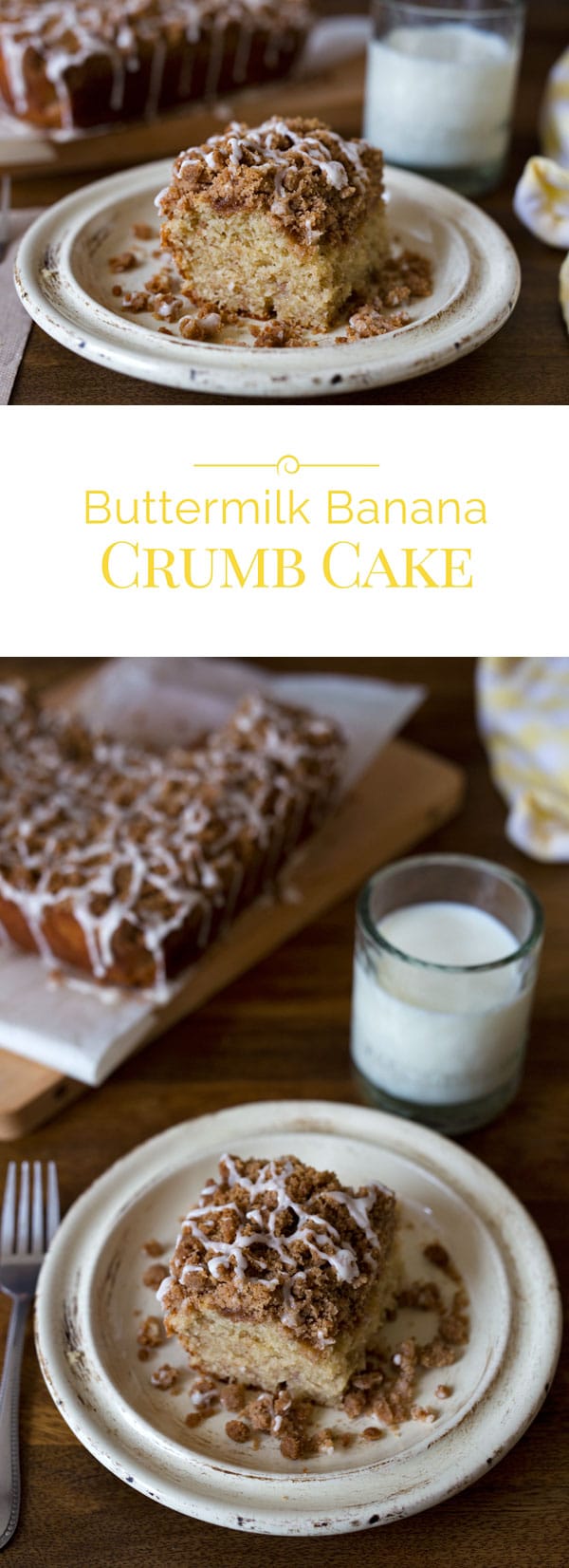 Buttermilk Banana Crumb Cake - Barbara Bakes