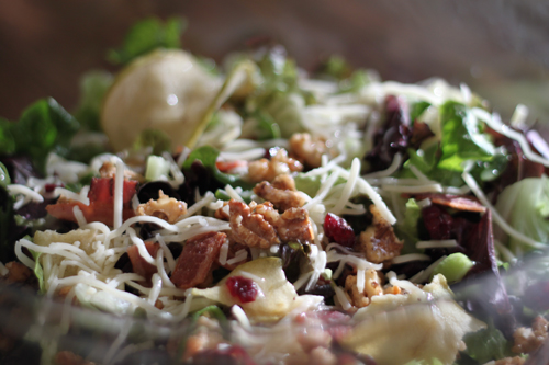 Chicken Apple Salad with Candied Walnuts
