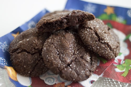 Chewy-Chocolate-Gingerbread-Cookies-Plated-3
