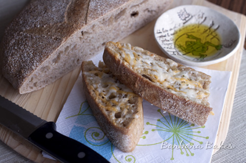 French-Country-Sour-Dough-Bread-Garlic-Cheese-Bread