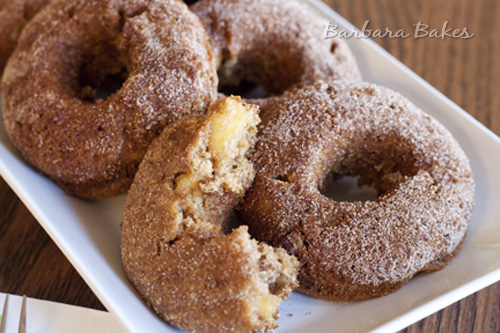 Baked-Apple-Cinnamon-Sugar-Donuts-Barbara-Bakes