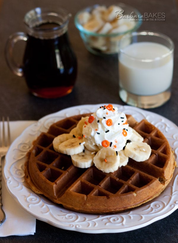 Featured Image for post Whole Wheat Pumpkin Yeast Waffles