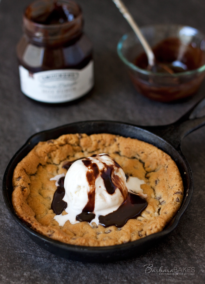 Featured Image for post Mini Coconut Chocolate Chip Skillet Cookie 