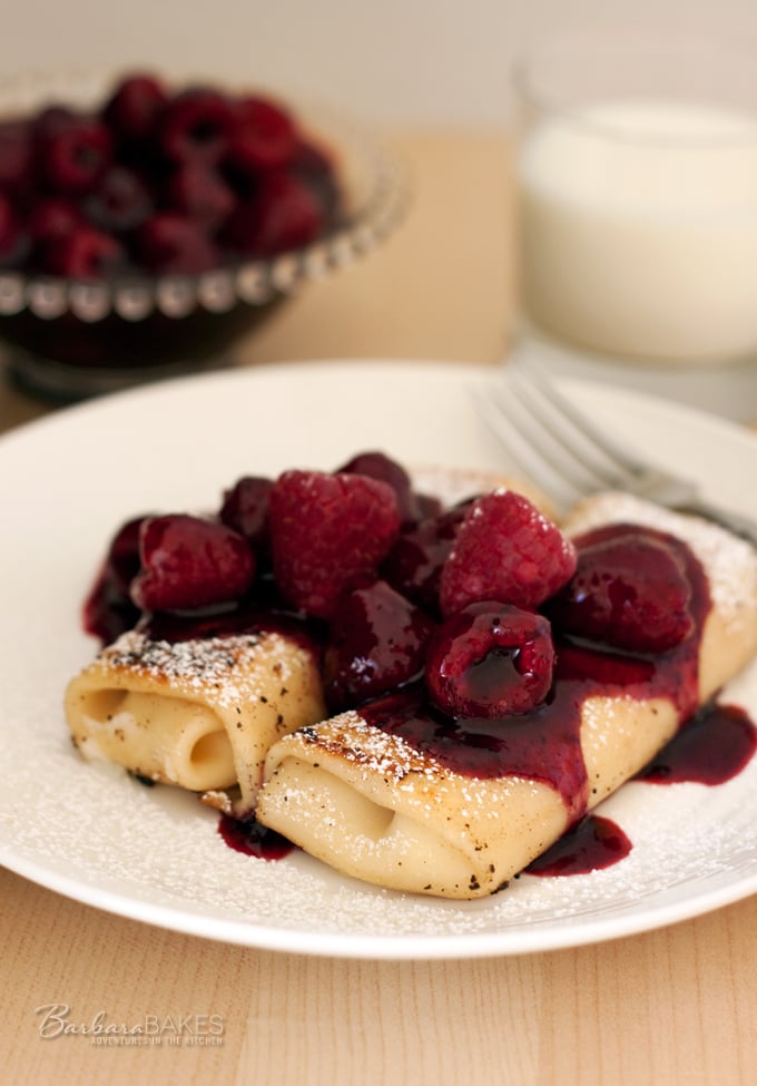 Featured Image for post Triple Berry Lemon Cheese Blintzes 