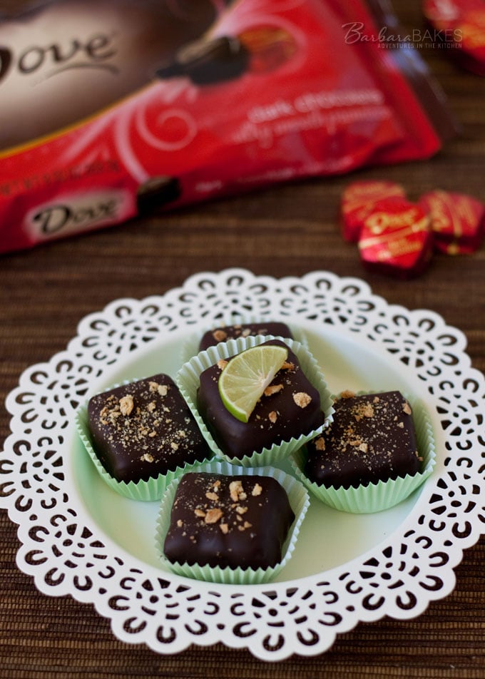 Featured Image for post Chocolate Covered Key Lime Cheesecake Bites 
