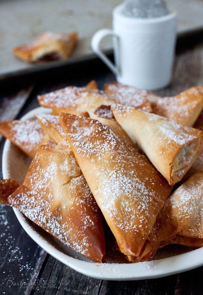 Simply Caramel and Chocolate Turnover Recipe from Barbara Bakes