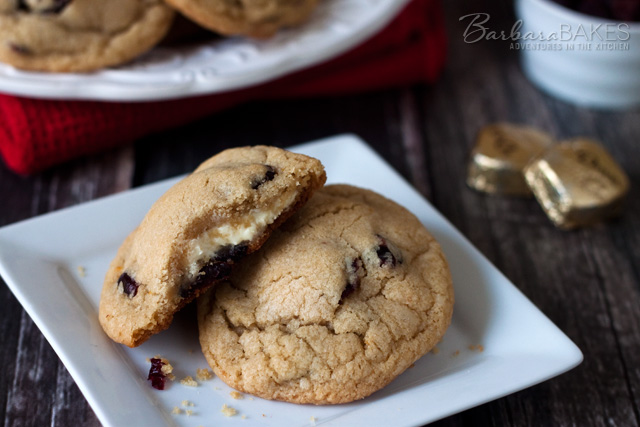 Featured Image for post Orange Cranberry White Chocolate Stuffed Cookies 