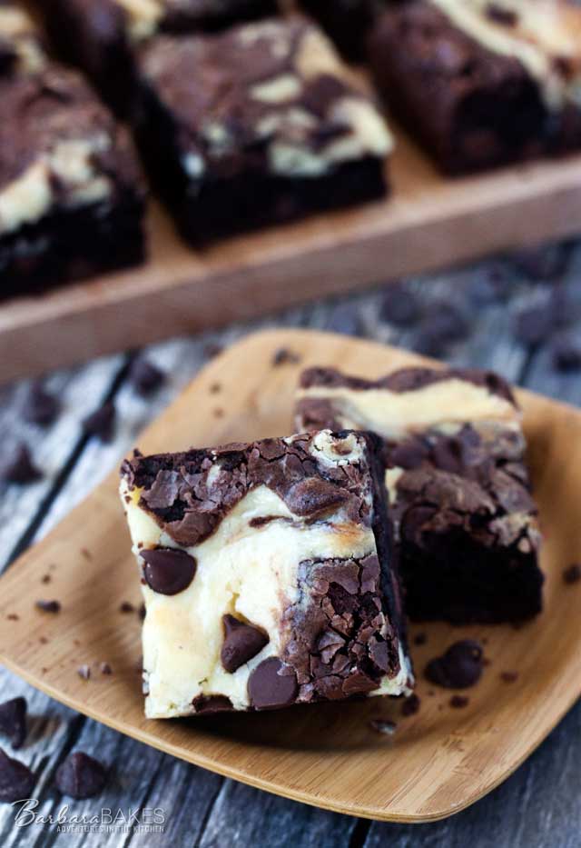 Easy-to-make Chocolate Chip Cheesecake Brownie recipe from Barbara Bakes