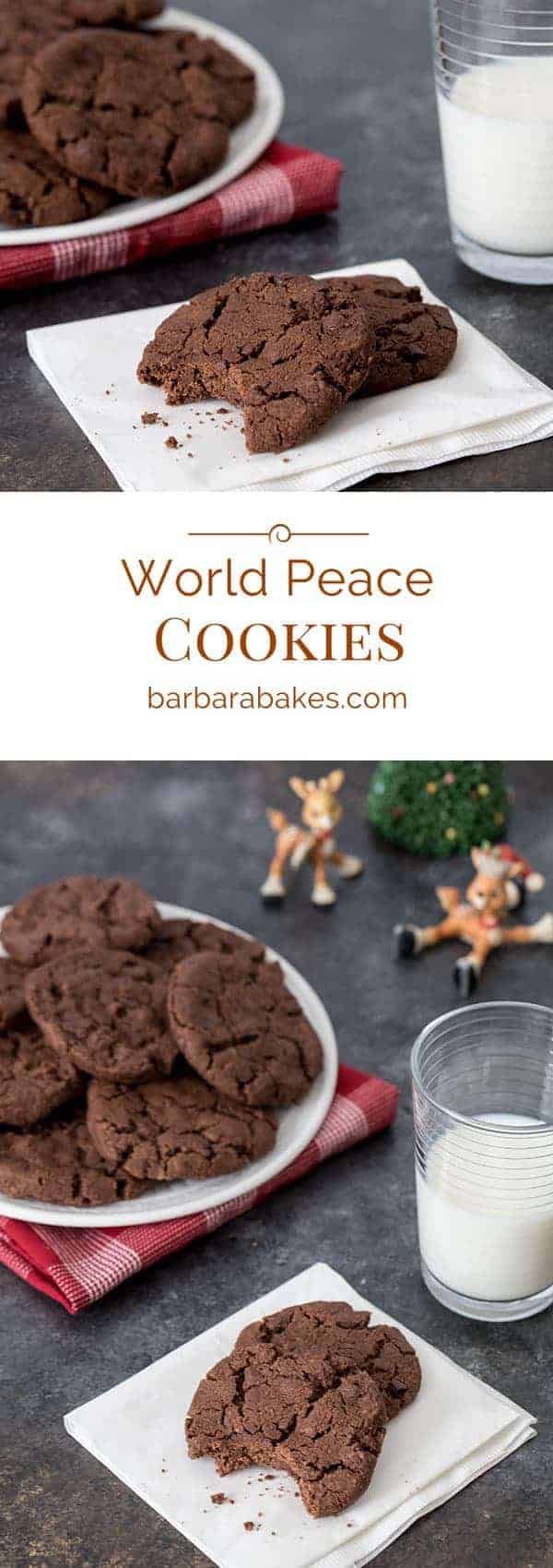 World Peace Cookies titled photo collage