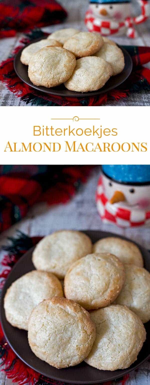 Bitterkoekjes (Almond Macaroons) photo collage