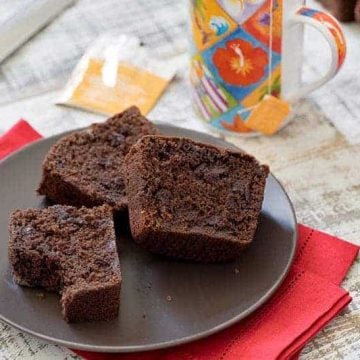 A Chocolate Chocolate Chip Quick Bread Quick that's moist and tender, rich and delicious and loaded with chocolate chips.