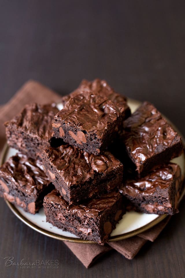 These King Arthur Flour Fudge Brownies are the best brownies I have ever made. A perfect balance of fudgy with just a touch of cakey.