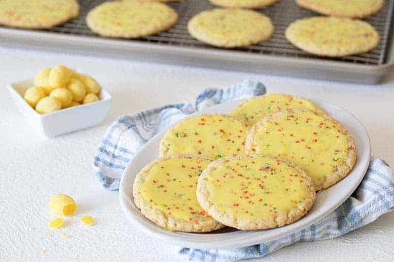 Featured Image for post - Over The Top Lemon Drop Candy Cookies