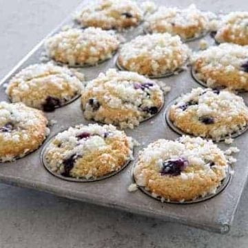 Featured Image for Best Blueberry Streusel Muffins