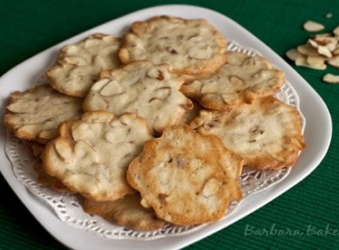 Almond Cookie Crisps Recipe Barbara Bakes