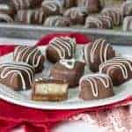 Featured Image for post Chocolate Caramel Cheesecake Bites
