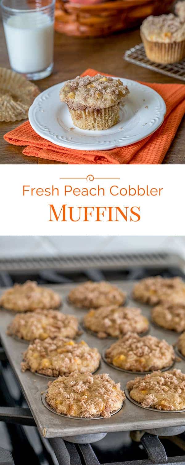 Peach-Cobbler-Muffin-Pinterest image