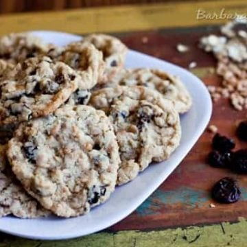 Featured Image for post Cherry Chocolate Chip Oatmeal Toffee Cookies