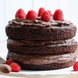 Featured Image for post Hazelnut Chocolate Mousse Cake
