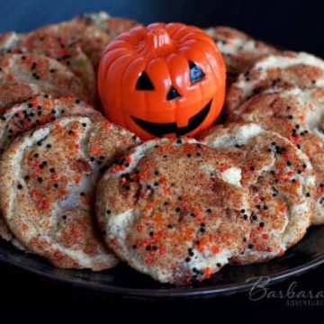 Featured Image for post Halloween Snickerdoodles with Cinnamon Chips