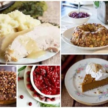 collage of Best Thanksgiving Recipe Roundup