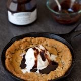 Featured Image for post Mini Coconut Chocolate Chip Skillet Cookie