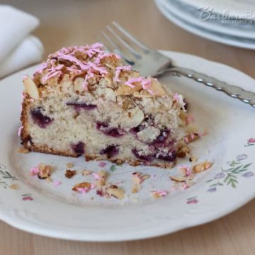 Featured Image for post Cherry Almond Streusel Coffee Cake