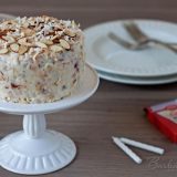 Featured Image for post Chocolate Cake for Two with a Coconut Almond Cream Cheese Frosting