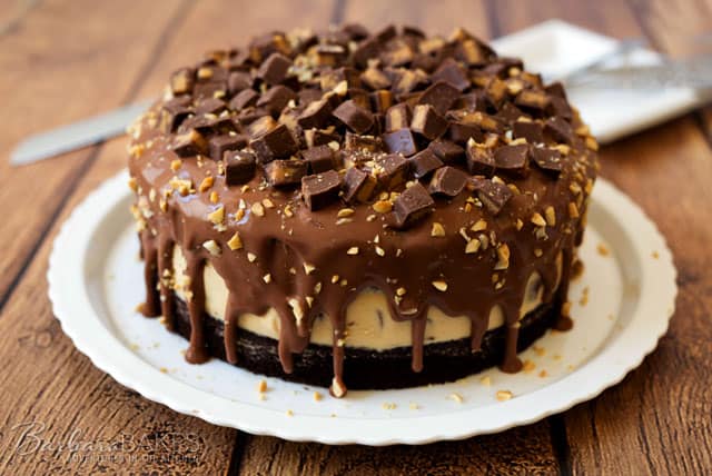 Featured Image for post Peanut Butter Cheesecake Chocolate Cake 