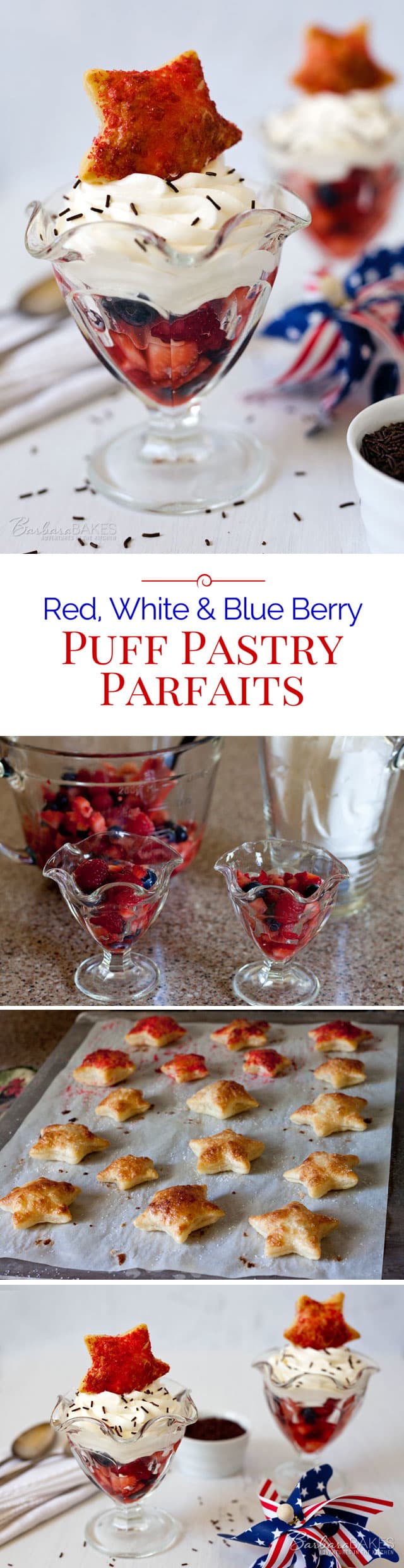4th-of-July-Berry-Parfaits-With-Puff-Pastry-Star-Collage-2-Barbara-Bakes