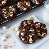 Featured Image for post - Triple Chocolate S’mores Cookies