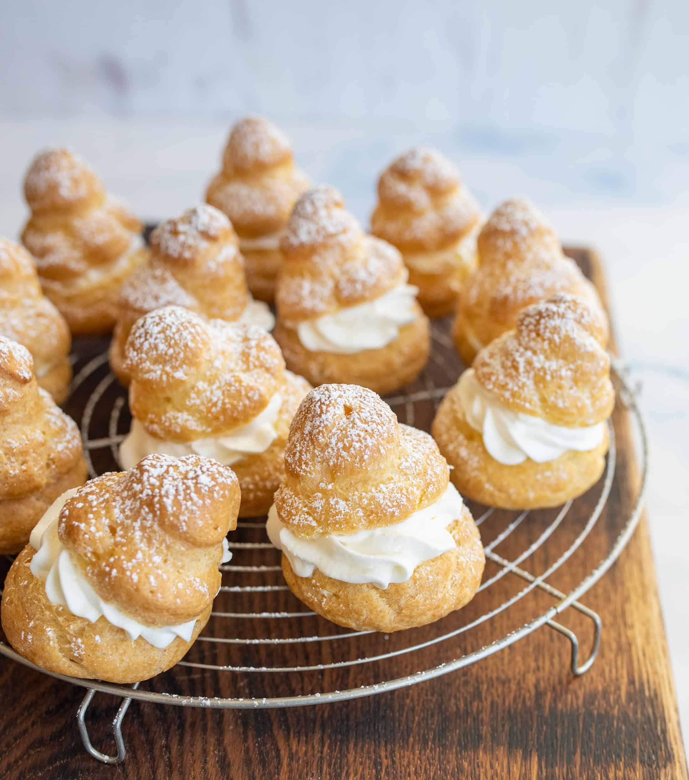 How to Make Cream Puffs - Video & Step by Step Photos