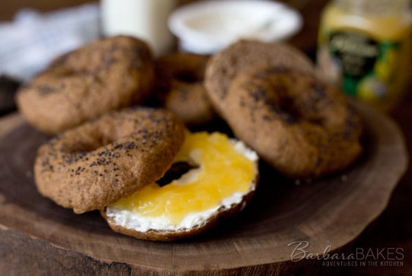 Featured Image for post Lemon Poppy Seed Sprouted Wheat Bagels 