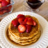 Featured Image for post Whole Wheat Sourdough Blender Pancakes