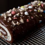 Featured Image for post Malted Milk Ball Ice Cream Cake Roll