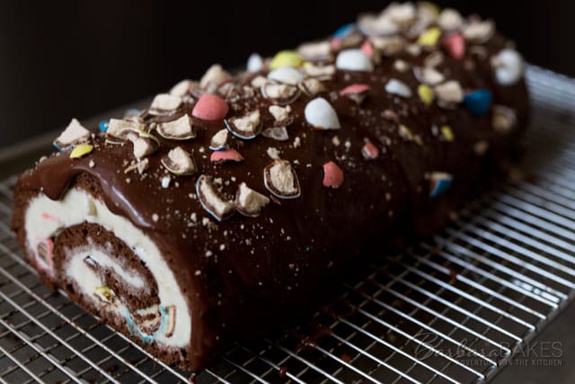 Featured Image for post Malted Milk Ball Ice Cream Cake Roll 