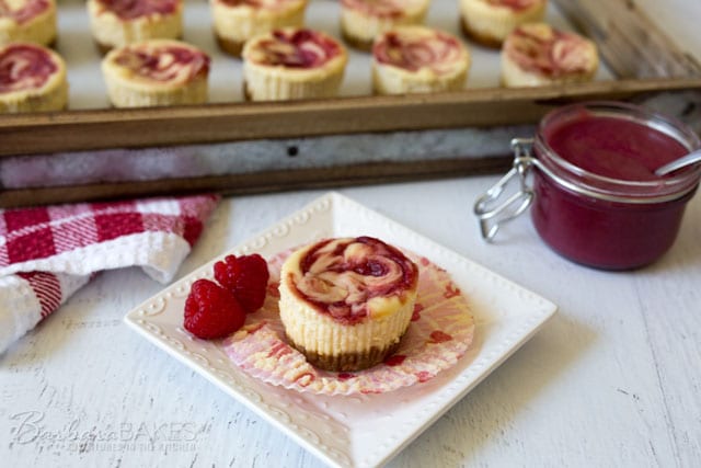 Featured Image for post Raspberry Curd Mini Cheesecakes 