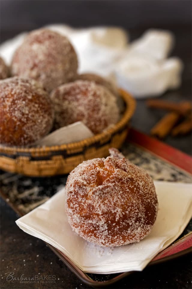 Easy, fun-to-make Cinnamon Sugar Malasadas. Hawaiian donuts made with a rich buttery dough, served hot from the fryer rolled in cinnamon sugar. 