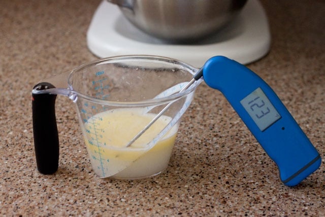 My favorite instant read thermometer is the new Thermoworks Thermapen Mk4