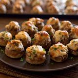 Featured Image for post 6 Cheese Italian Sausage Stuffed Mushrooms