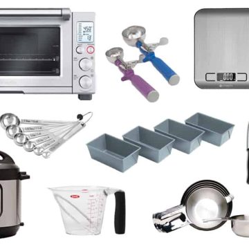 Kitchen Gift Guide Collage - Recommendations for cooking/baking appliances and tools by Barbara Bakes