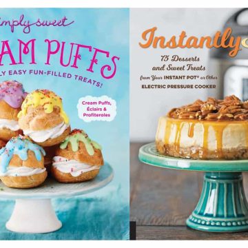 Two dessert cookbooks by Barbara Schieving: Dream Puffs and Instantly Sweet