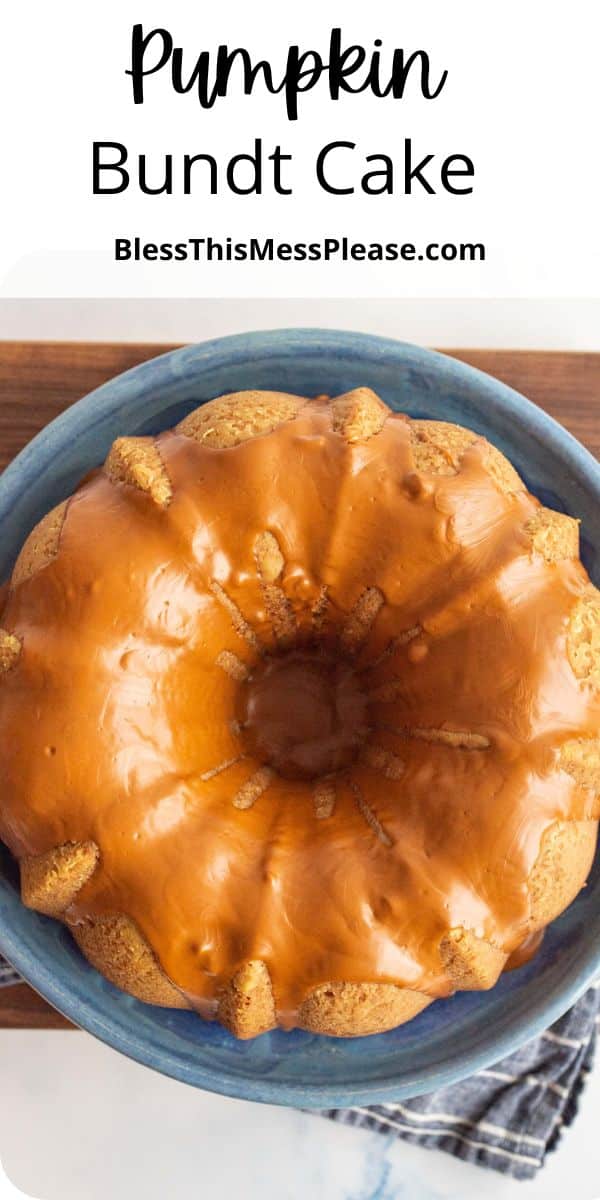 This Pumpkin Bundt Cake is perfect for fall. It's a moist, tender bundt cake with a brown sugar streusel filling that's easy to make! via @barbarabakes