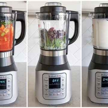 collage of Instant-Pot-Ace-Blender-Multi-Cooker