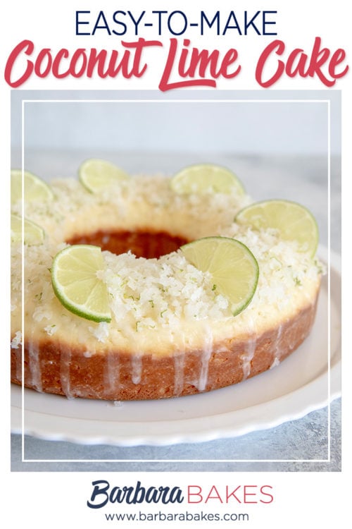 Easy to Make Coconut Lime Cake