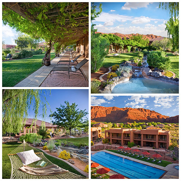 collage of Red Mountain Resort Grounds