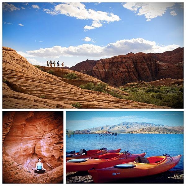 collage of activities at Red Mountain Resort