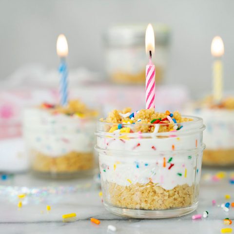 Birthday Cheesecake In A Jar - Barbara Bakes™